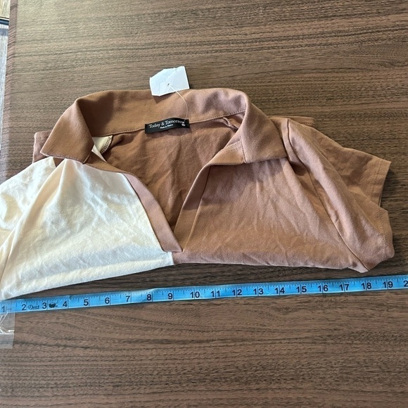 Today and tomorrow extra large new crop top color block - Picture 5 of 6